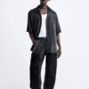 VERTICAL TEXTURED SHIRT - Thumbnail Image 1