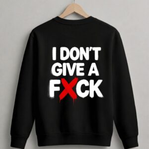I Don't Give A Fxck" Graphic Sweatshirt