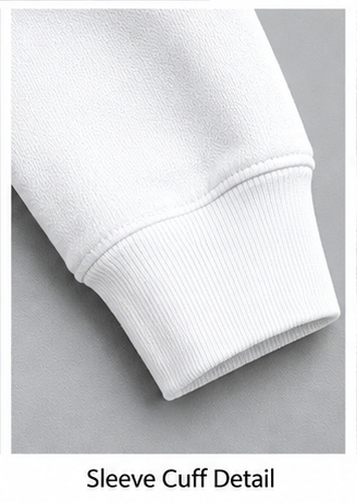 "हलCut" Graphic White Sweatshirt - Image 7