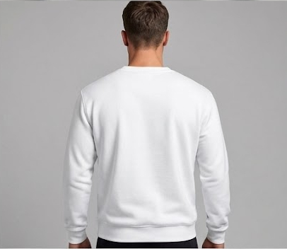 "हलCut" Graphic White Sweatshirt - Image 3